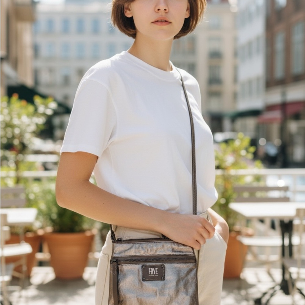Frye Metallic Crossbody Bag